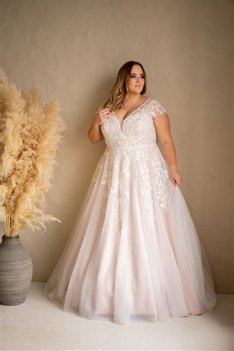 Sunrise Collection - LASABINA Plus Size Bridal | Plus wedding dresses, Full figure wedding dress ...