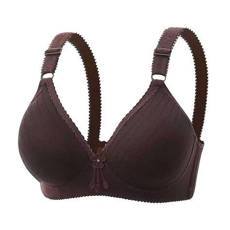 Brown Bra Women's Bra Small and Medium Cup Large Size Breathable Bra ...