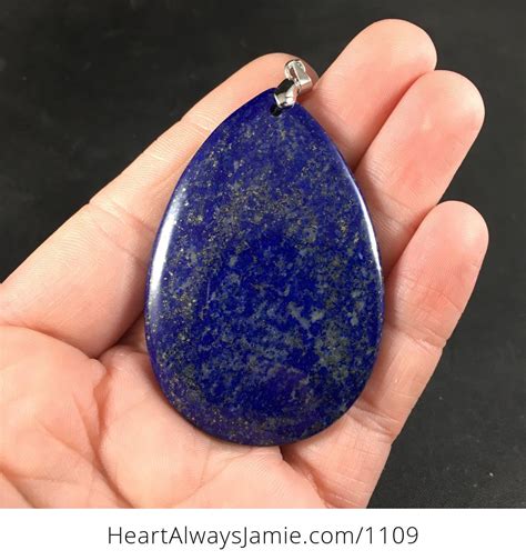 Beautiful Dark Blue Lapis Lazuli Stone Pendant #yrVeAda46sk
