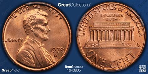 1979-D Lincoln Cent PCGS MS-67+ RD (Item 1640805) | GreatCollections ...