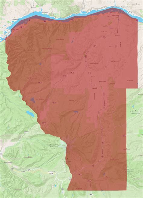 Oregon Hood River County - AtlasBig.com