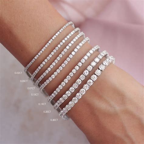 Real Diamonds Tennis Jewelry, 2 Carat Tennis Bracelet, 3 Carat Tennis ...