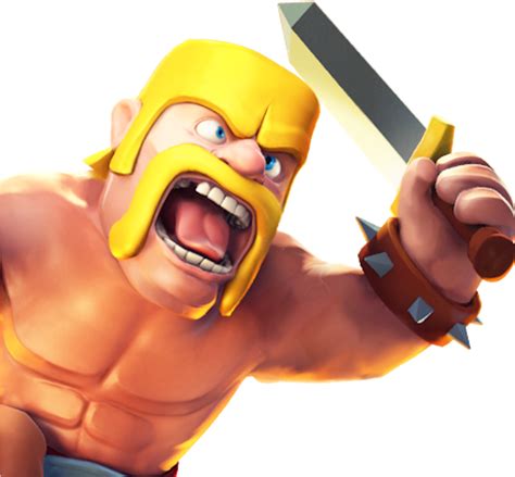 Download HD Barbarian Clash Of Clans Side View Transparent PNG Image ...