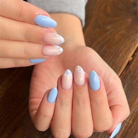 21 Baby Blue Nail Designs That'll Make Heads Turn! - Fame & Frills