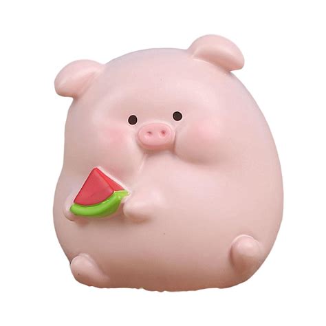Farfi Pig Figurine Weather-resistant Shatter-proof Anti-fade ...