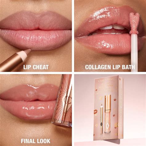 Mini Glossy Pink Lip Gloss + Lip Liner Set CHARLOTTE TILBURY | Make Import