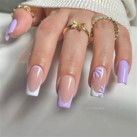 50 Purple Nails You Need To Try! - The Pink Brunette | Purple acrylic ...