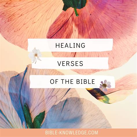 Healing Bible Verses Tpt