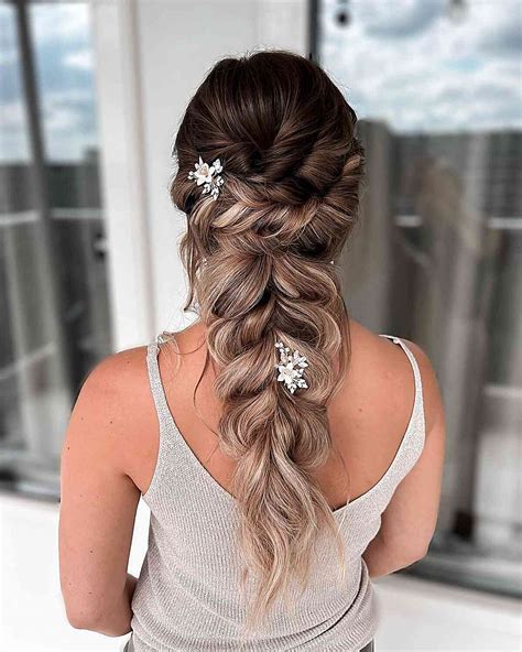 Straight hairstyles for wedding 60 photos - Astyledwedding.com
