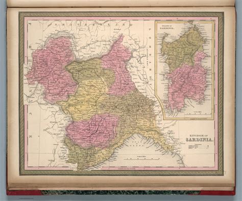 Kingdom of Sardinia. (to accompany) A New Universal Atlas Containing Maps of the various Empires ...