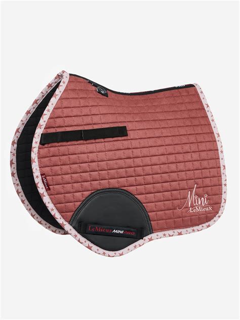 Mini Close Contact Square Orchid Saddle Pads