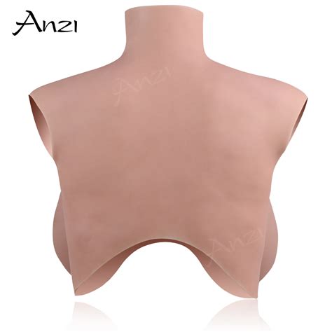 Anzi Oversize Silicone Crossdresser Breast Forms Breastplate Fake Boobs ...