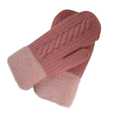 Clearance! Yajing Mittens for Women Winter Gloves Mittens Thick Thermal ...