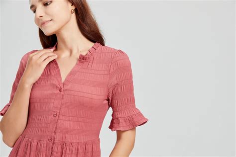 Custom Long Sleeve Outdoor Woman Girls Clothes Crepe Casual Polyester ...