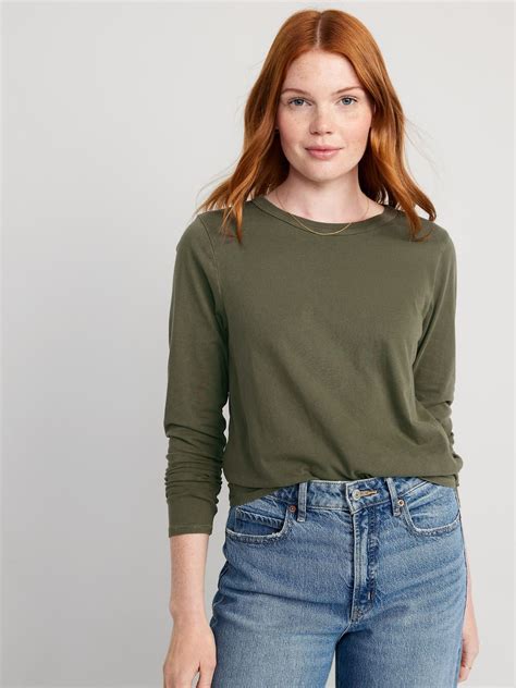 EveryWear Long-Sleeve T-Shirt | Old Navy | Long sleeve tshirt women ...