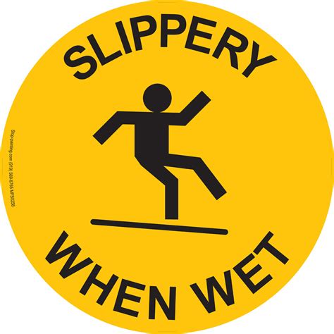 Slippery When Wet Floor Sign | Stop-Painting.com
