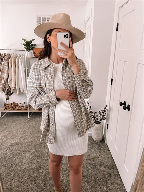 More Than Worthy White Dress curated on LTK | Fall maternity outfits ...
