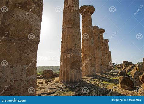 Famous Eight Columns of the Temple of Heracles or Hercules, Known As ...