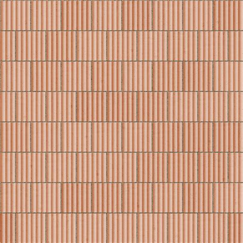 Fluted Terracotta Tile, Stretcher - Architextures