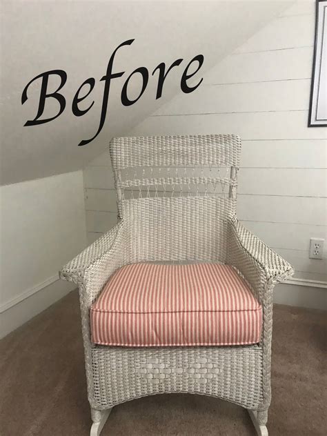 How to Paint Wicker and a Wicker Chair Makeover - The Wicker House ...
