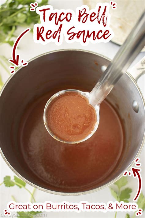 Taco Bell Red Sauce is a tasty mild taco sauce that's perfect for ...