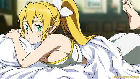 Leafa Relaxing - Sword Art Online 4K HD Wallpaper