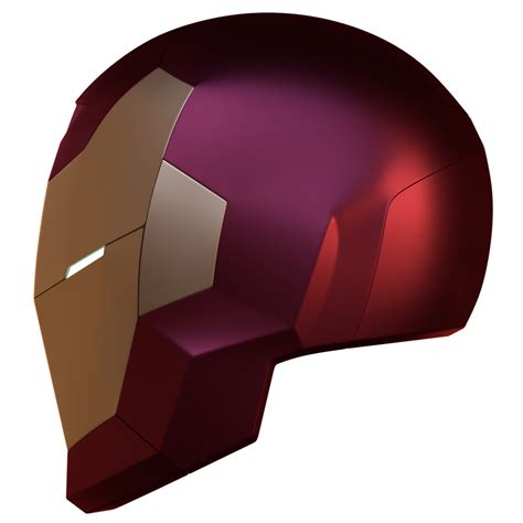 VEK3D Ironman Model 51 Prime Helmet File - Wireframe