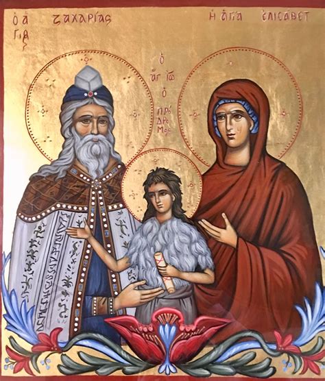 St. Zacharias, St. Elizabeth & John the Baptist | Orthodox christian ...