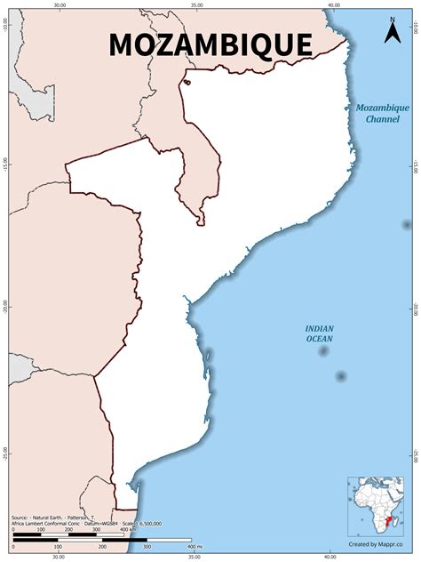 Mozambique Maps | Mappr