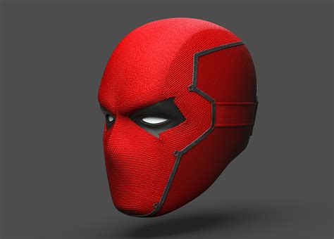 Red Hood Helmet Pepakura File