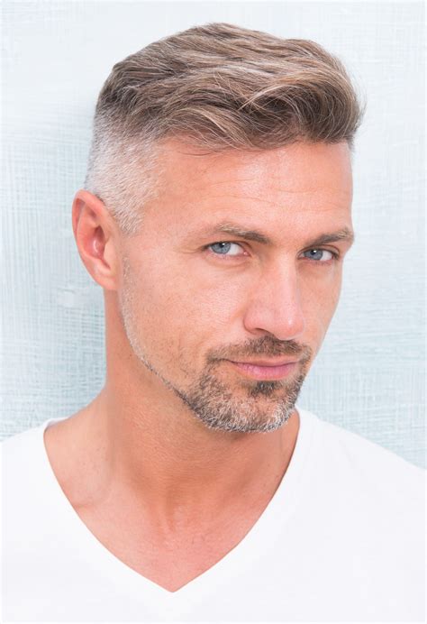 45 Great Hairstyles For Men With Grey Hair | Grey hair men, Men hair ...