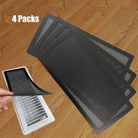 Floor Register Vent Cover- 4"x10" Magnetic Air Vent Screen Mesh Trap ...