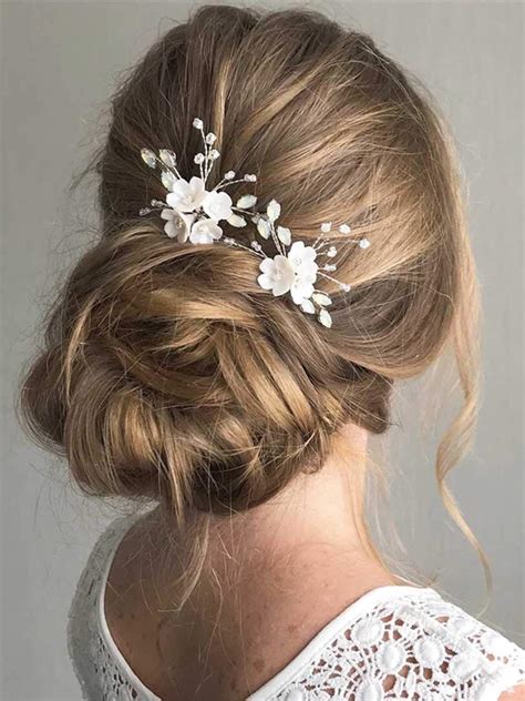 Amazon.com : Fstrend Bridal Wedding Hair Pins Silver Sparkly ...