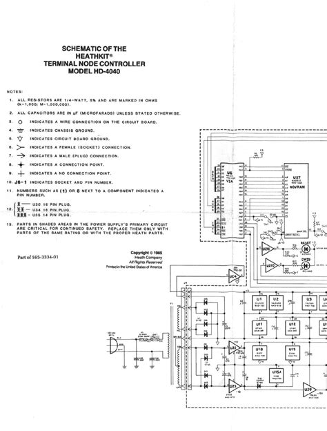 HEATHKIT HD-4040 TERMINAL NODE CONTROLLER SM Service Manual download ...