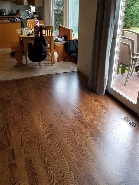 Early American Stain On Red Oak Floors / Hardwood Floor Refinishing ...