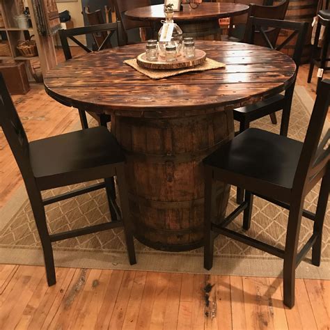 Wine Barrel Table