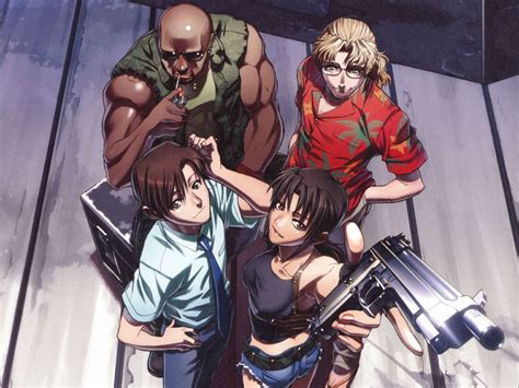Dutch,Benny,Rock(Rokuro Okajima),Revy(Rebecca) - Black Lagoon | Black ...