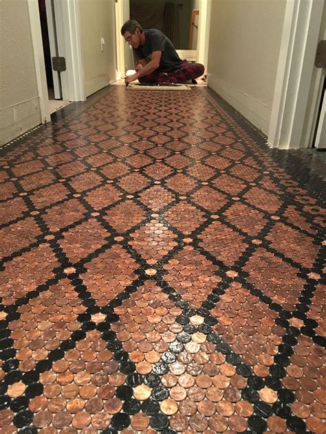 How to install a penny floor a made in usa diy project – Artofit