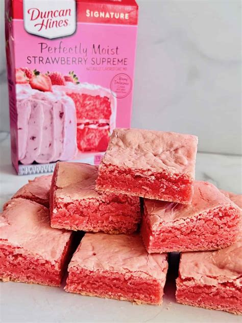 Strawberry Brownies - The Short Order Cook