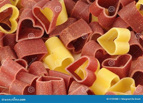 Heart shape pasta stock photo. Image of mediterranean - 4159388