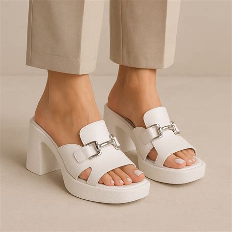 TAMARA LONDON BASS WHITE - Collective Shoes