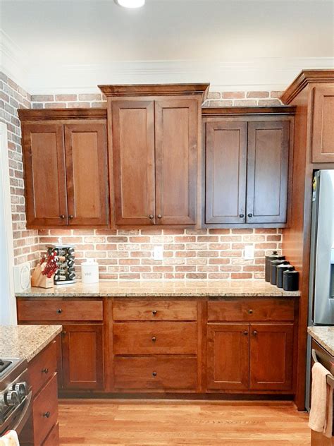 Diy faux brick backsplash – Artofit