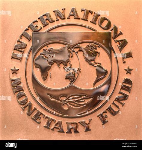 Washington, DC - June 04, 2018: Emblem of International Monetary Fund ...