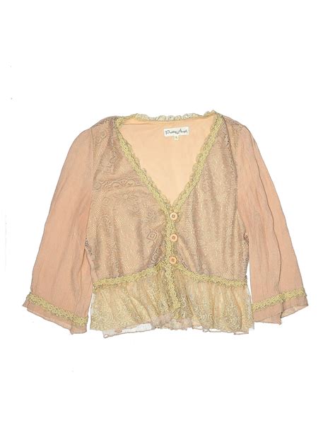 Pretty Young Thing Tan Cardigan Size L (Youth) - 59% off | ThredUp