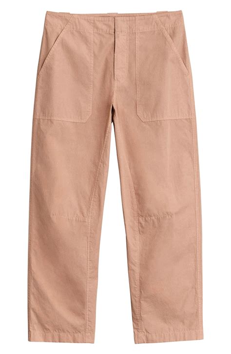 rag & bone Leyton Crop Cotton Work Pants | Nordstrom