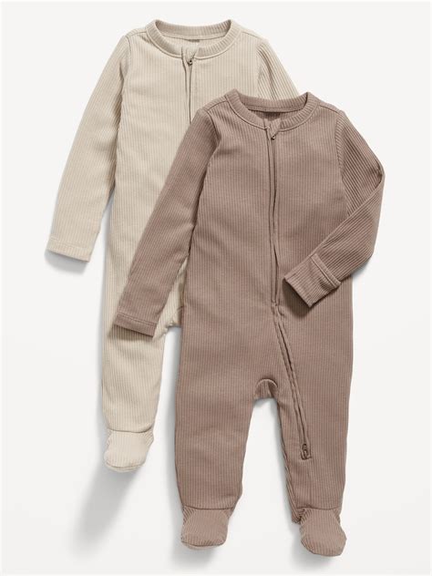 2-Way Zipper Onesies | Old Navy