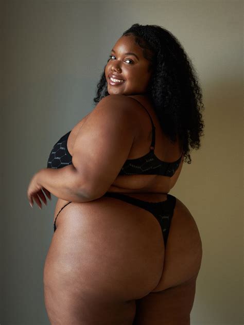 Cotton Essentials Lace-Trim Thong Panty in Black | SAVAGE X FENTY