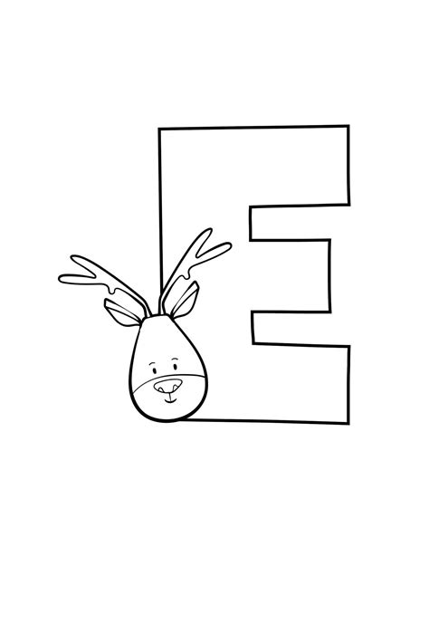 printable letter e outline print bubble letter e free printable ...