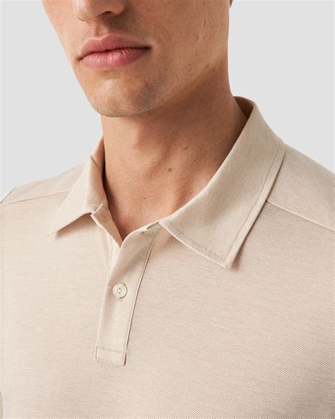 Tan Polo Shirt Men's Brrr°® Eeze Heather Performance Polo Shirt