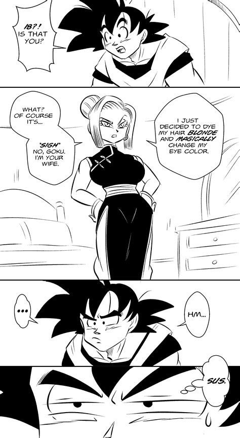 son goku, android 18, and chi-chi (dragon ball and 1 more) drawn by ...